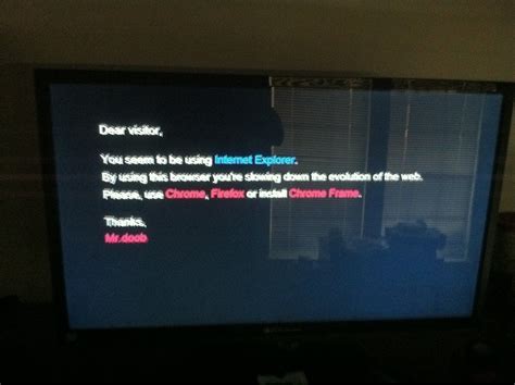 mr doob error message.